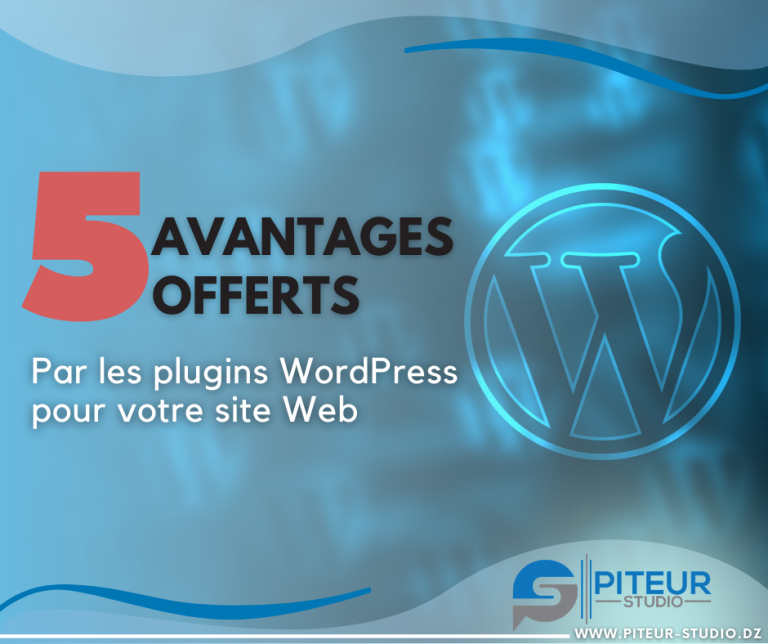 5 avantages offerts par les plugins WordPress pour votre site Web